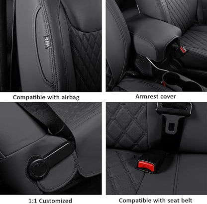 GIANT PANDA Customized Full Set Car Seat Covers - Image 5
