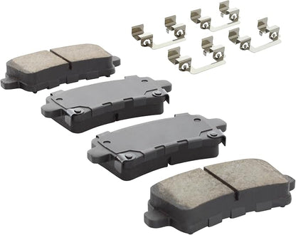 Premium Ceramic Rear Brake Pads Compatible - Image 2