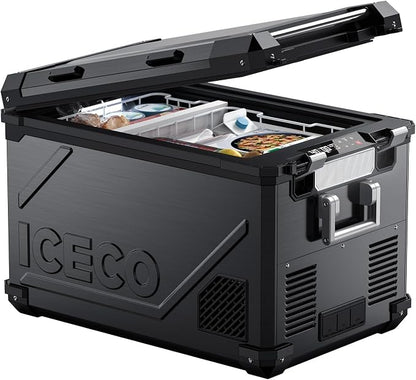 ICECO APL55 Dual Zone Portable Refrigerator Freezer Bluetooth Controlled by ICECO