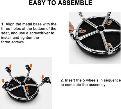 Low Rolling Stool, Low Stool - Image 9