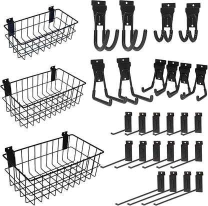 NeatiEase 29 PCS Slatwall Accessories Kit by NeatiEase