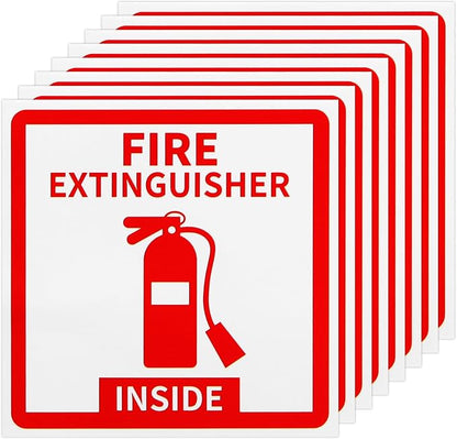 Madrigal Fire Extinguisher Inside Sticker Sign, Weatherproof & UV Protected by Unknown
