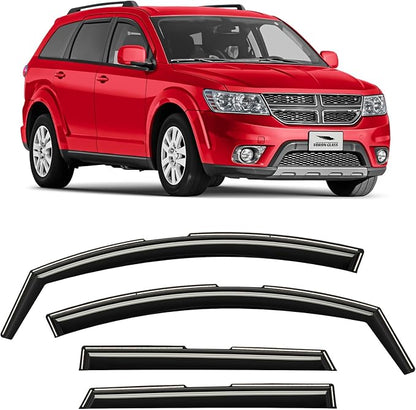 Voron Glass in-Channel Extra Durable Rain Guards by VoronGlass-highqualityautoaccessories