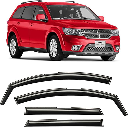 Voron Glass in-Channel Extra Durable Rain Guards by VoronGlass-highqualityautoaccessories