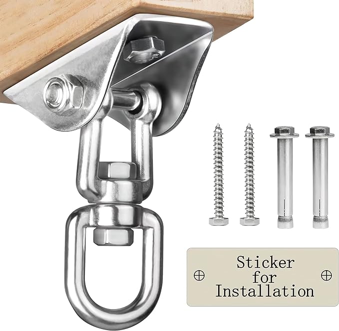 Heavy Duty Swing Hangers for Wooden Sets 2000 LB Capacity Hammock Hanger 360 by Aisto