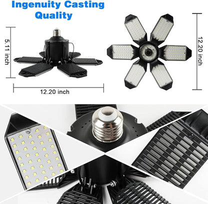Garage Lights - 2Pack Super Bright 32000LM LED Garage Ceiling Light 6500K LED - Image 7
