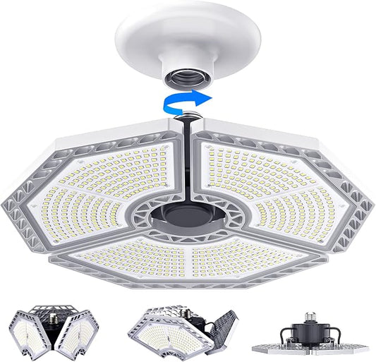 KERNOWO LED Garage Lights, 140W 18500 Lumens Garage Lighting, 6000K Daylight by KERNOWO