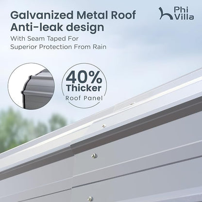 PHI VILLA 10 x 15 ft Heavy Duty Carport - Image 3