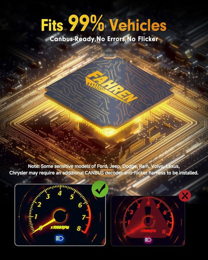 FAHREN Upgraded & Brightest H7 Led Bulbs,  ,  Ultra Bright - Image 5