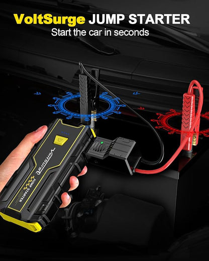 Car Jump Starter, 4000A Battery Jumper Starter Portable 12V, Car Battery Charger - Image 2