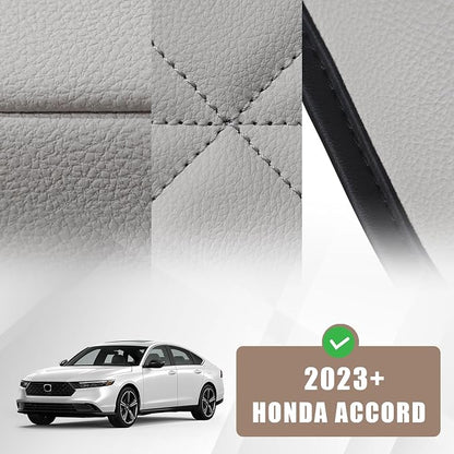 Muslogy for Accord 2025 2024 2023 Center Console Cover Armrest Pad Vegan - Image 5