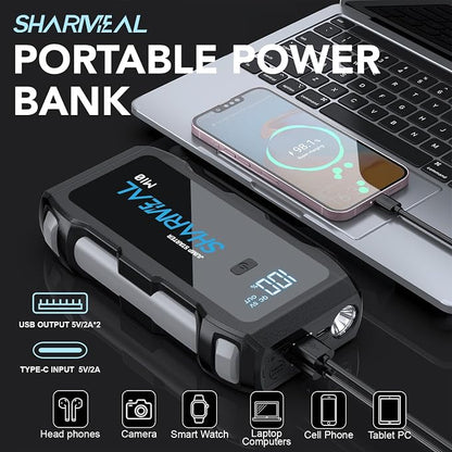 3000A Battery Capacity Jump Starter Power Pack - Image 2