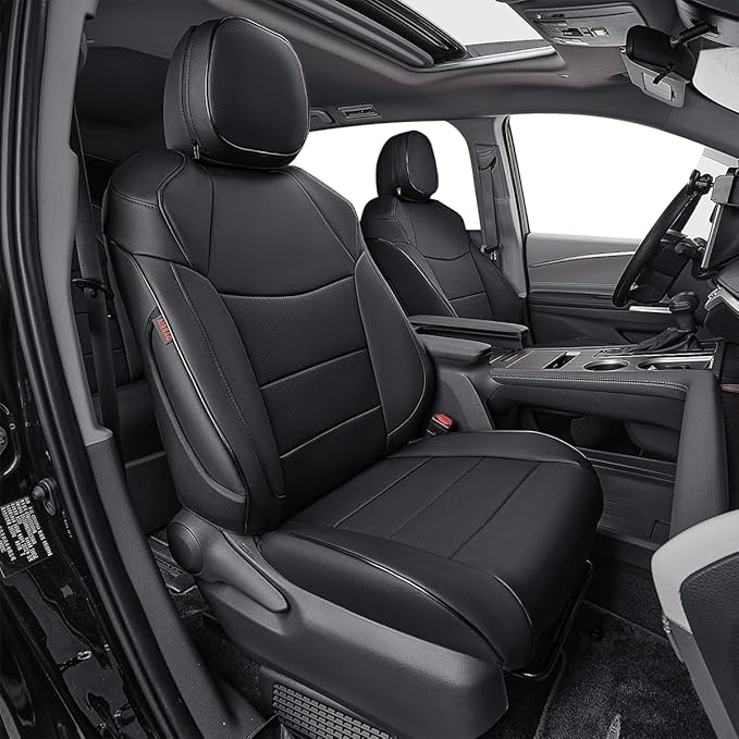 EKR Sienna Seat Covers for Toyota Sienna XLE, 7-Passenger Seating, 2nd Row by EKR