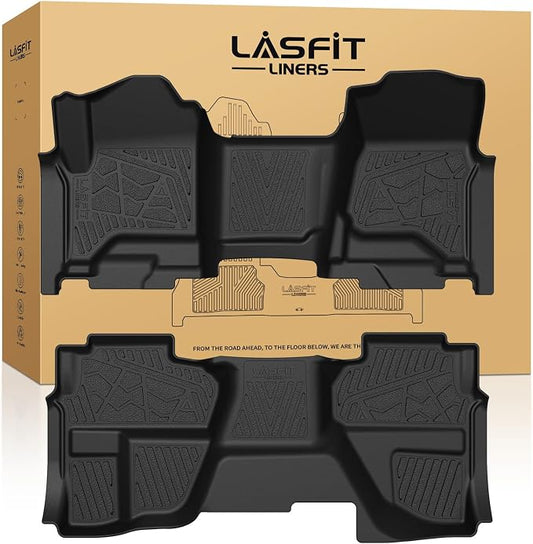 LASFIT Floor Mats 2014-2018 for Chevy Silverado/GMC Sierra 1500, 2015-2019 by LASFIT