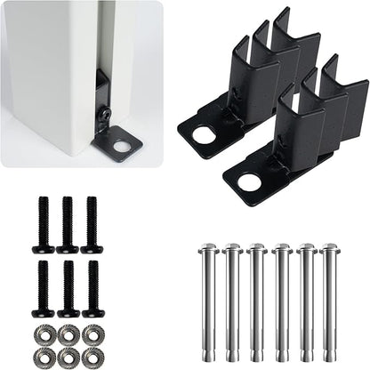 Kozyard Ground Mounting Kit for 3-Panel Privacy Screens – Perfect for Securing by Kozyard