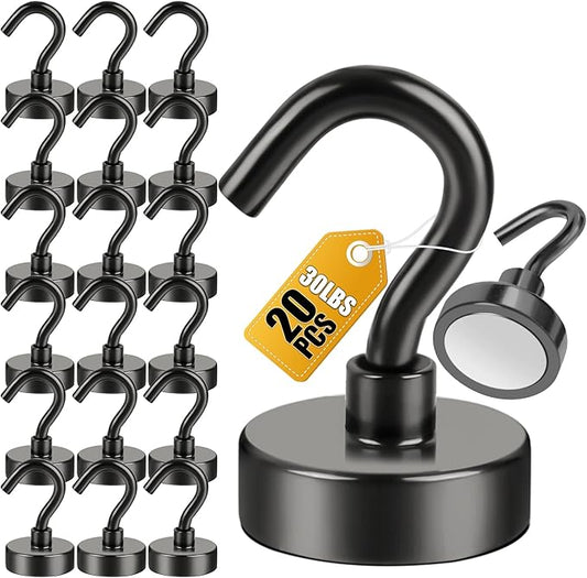 DIYMAG Magnetic Hooks for Refrigerator, Extra Strong Cruise Hook, Heavy Duty by DIYMAG