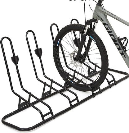4 Floor Bike Rack, Safeguard Disc Brakes & Derailleurs Design, Waterproof by Kingarage