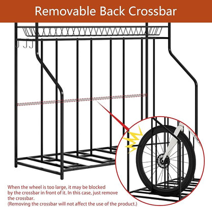 4 Bike Stand, Bike Rack Garage - Image 4