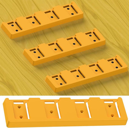 Battery Rack Compatible with DeWalt 20V Battery Holder, Mount 4 Slot Bulk - Image 3