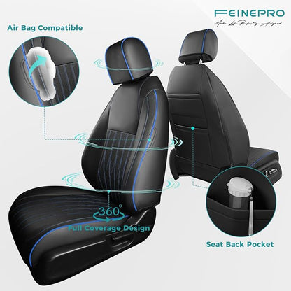 Seat Covers for Honda Civic Sedan 4DR Sedan EX 2022 2023 2024 2025.Faux Leather - Image 3