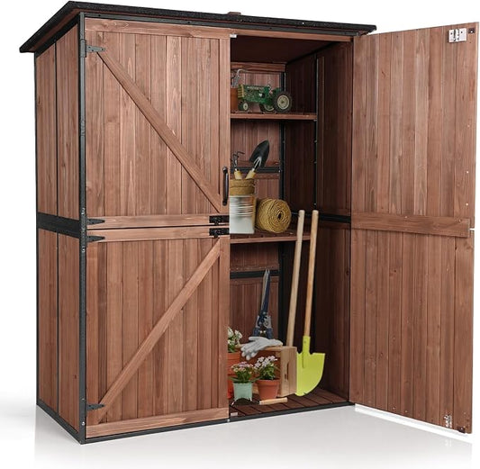 Aivituvin Storage Shed Outdoor Storage Cabinet Upgraded by Aivituvin