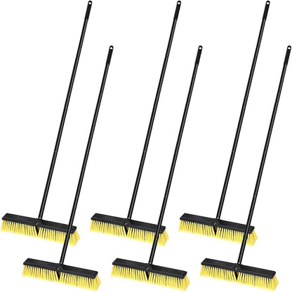 Zhehao 6 Pack 18 Inches Push Broom Outdoor, Concrete Floor Cleaning by Zhehao