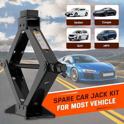 New Version Car Jack Kit Scissor Jack - Image 8