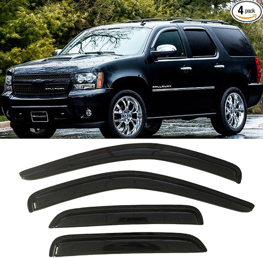 94514 Side Window Visor Wind Vent Deflector, Dark Smoke Window Shade fit by STARTSHIP