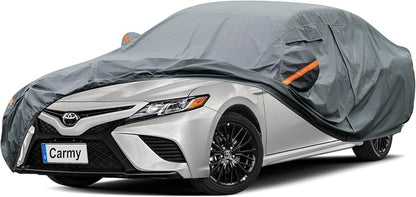Premium Car Cover Custom Fit Toyota Camry/Solara, 16 Layers Heavy Duty Car by GUNHYI