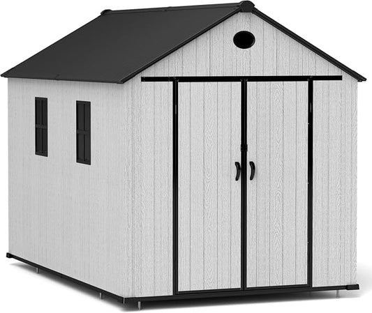 7.3 x 12 FT Shed Resin Outdoor Storage by ZYJOYY