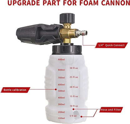 Tool Daily Foam Cannon, 1/4 Inch Quick Connect, Power Washer Foam Cannon - Image 4