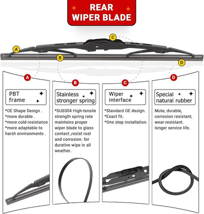 Windshield Wiper Blade Set Replacement - Image 6