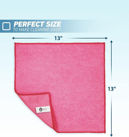 Microfiber Cleaning Cloth-50Pcs Ultra Soft Highly Absorbent Rags, Reusable and - Image 2