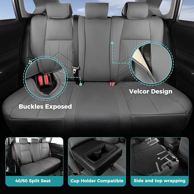 for Toyota RAV4 Seat Covers 2019 2020 2021 2022 2023 2024 2025 RAV 4 LE XLE - Image 4