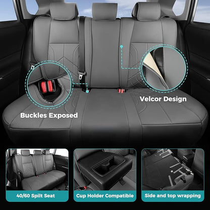 for Toyota RAV4 Seat Covers 2019 2020 2021 2022 2023 2024 2025 RAV 4 Prime & - Image 4