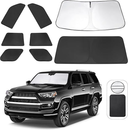 TINGLU Window Shades for Toyota 4Runner 2010-2024 Accessories Car Side Full by TINGLU