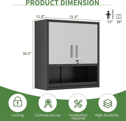Garage Wall Cabinet, Metal Wall Cabinet - Image 3