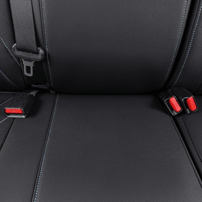 EKR Custom Fit Tacoma Front Row Leather Car Seat Covers - Image 4