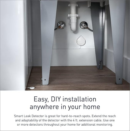 Moen White Flo Smart Water Leak Detector, Water Sensor Alarm - Image 6