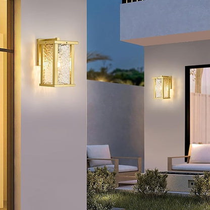 Outdoor Wall Sconce E26 Base Metal Frame - Image 6