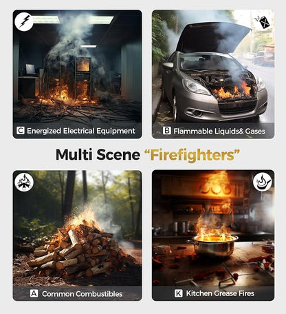 3-Pack Fire Extinguisher for Home, Camping & Electronics - Image 2