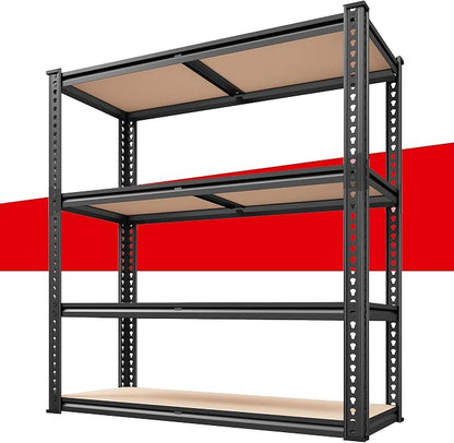 REIBII 40" W Garage Shelving 2000LBS Storage Shelves Adjustable Metal Shelving by REIBII