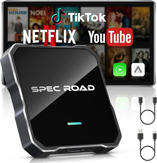 Wireless CarPlay Adapter for iPhone/Android Auto Wireless Adapter, Support by Unknown