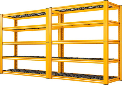 REIBII Garage Shelving Load 3000LBS, 5-Tier Storage Shelves, Adjustable Heavy by REIBII