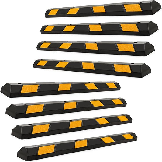 IRONMAX Parking Stopper for Garage, Heavy Duty Parking Block Garage Wheel Stop by IRONMAX