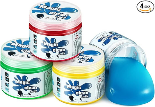 DNA MOTORING 4 Pack Car Cleaning Gels Auto Detailing Tools Cleaning Putty Car by DNAMOTORING-Tools