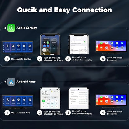 LAMTTO 9.26" Wireless Carplay and Android Auto - Image 8