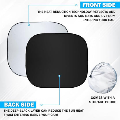 Car Windshield Sun Shade Foldable | Front Windshield Shade - Image 6