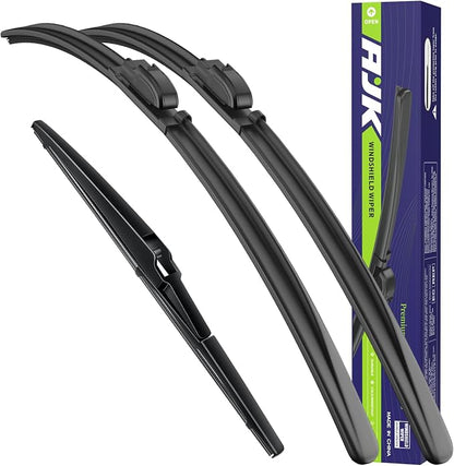AJK Front Windshield Wiper for Jeep Compass 2018 2019 2020 2021 2022 2023 2024 by AJK