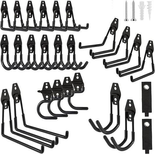Garage Hook Heavy Duty Wall Storage Hangers, 26 Pack Garage Storage Hooks Steel by Unknown